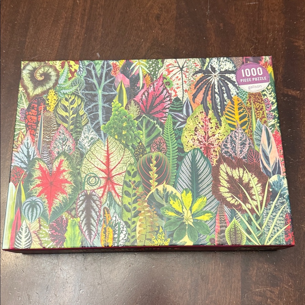 Galison Houseplant jungle Jigsaw Puzzle. Complete with poster.  Excellent cond.